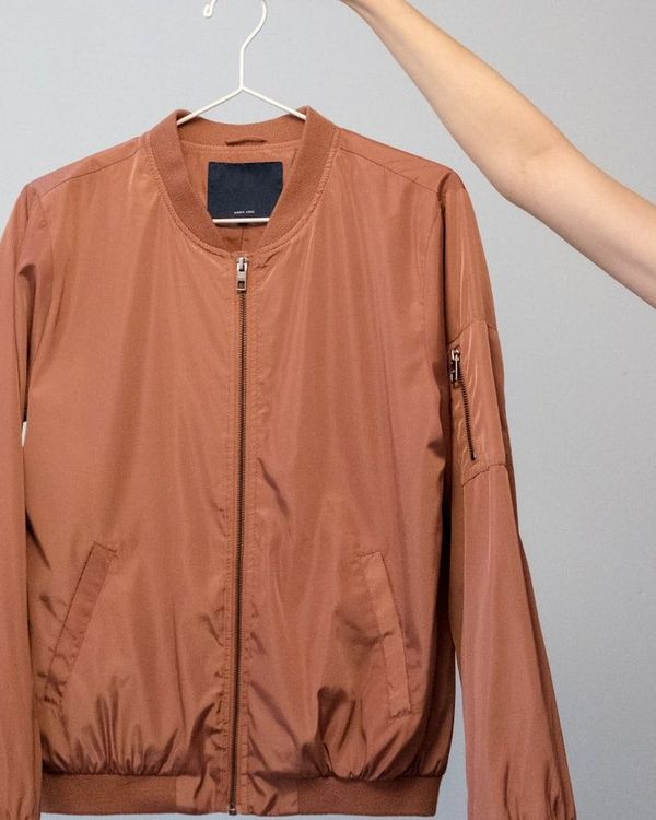 Terracotta bomber jacket
