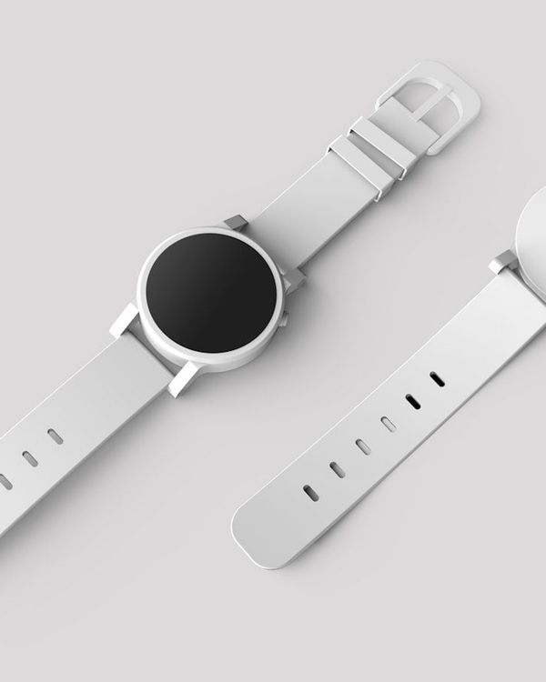 Minimal silicone watch