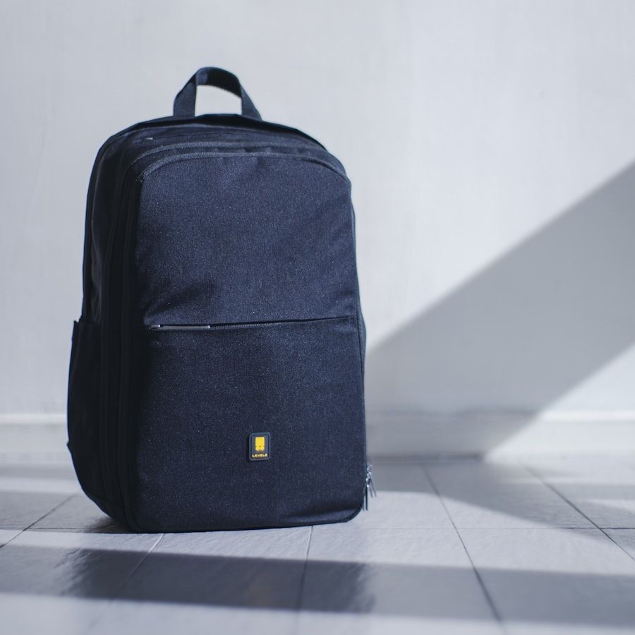 Navy commuter backpack