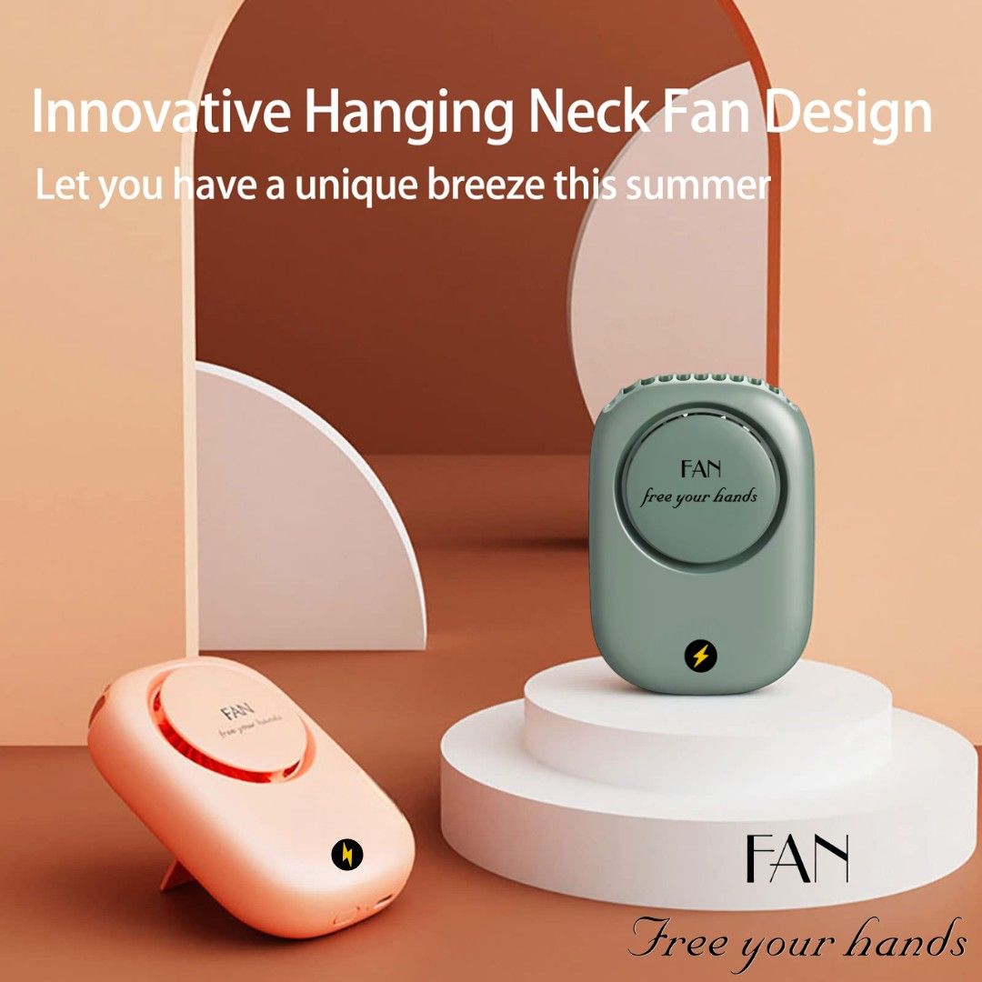 Mini Neck Fans with Adjustable