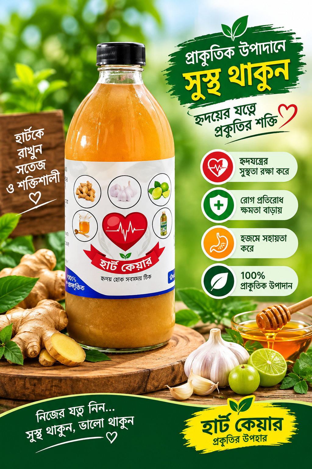 হার্টকেয়ার - হোম মেইড রেমিডি জুস